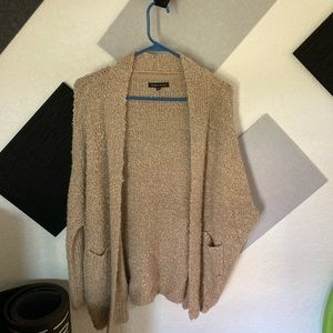 beige cardigan